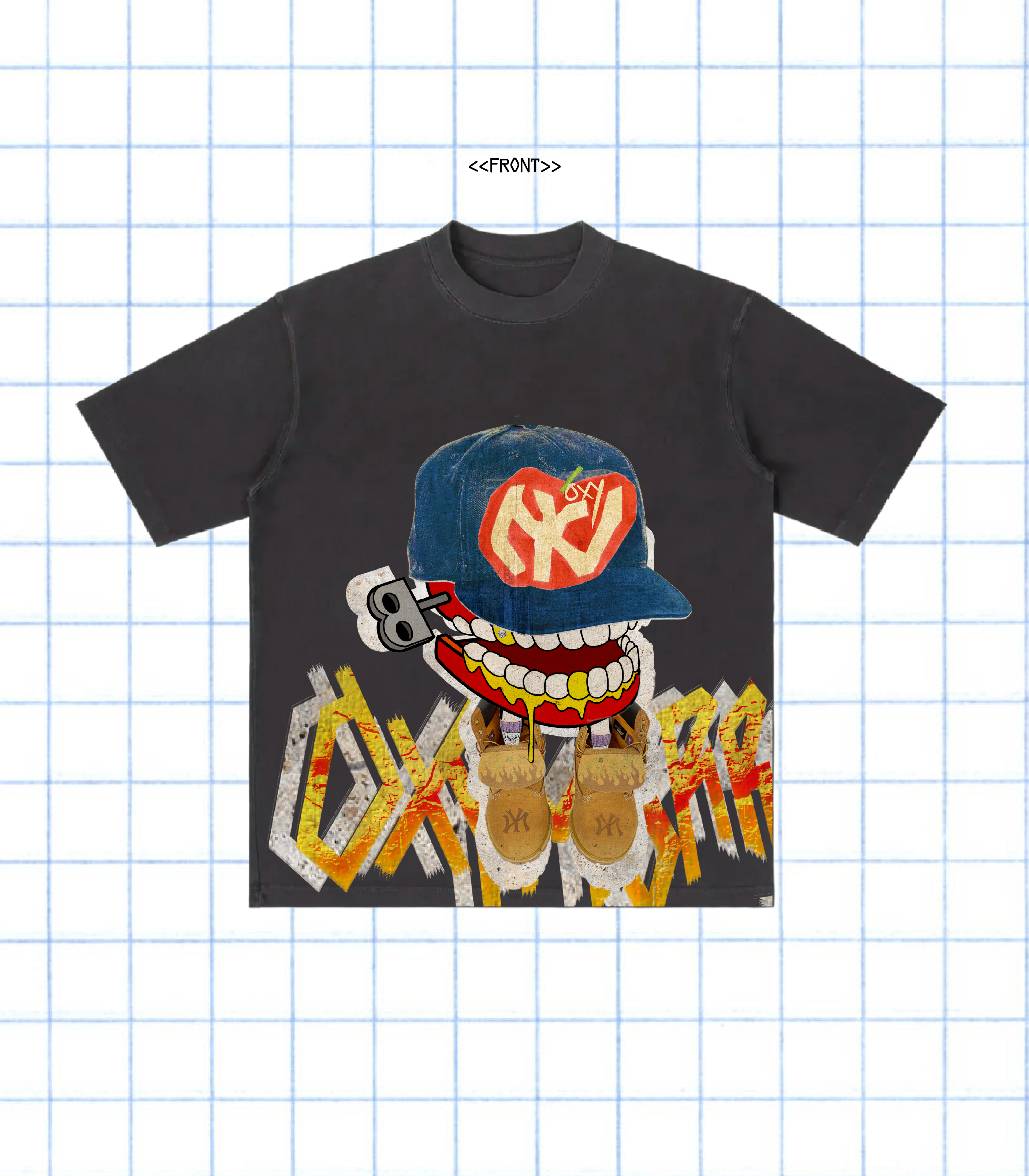 NYC TEETHMAN TEE - BLK