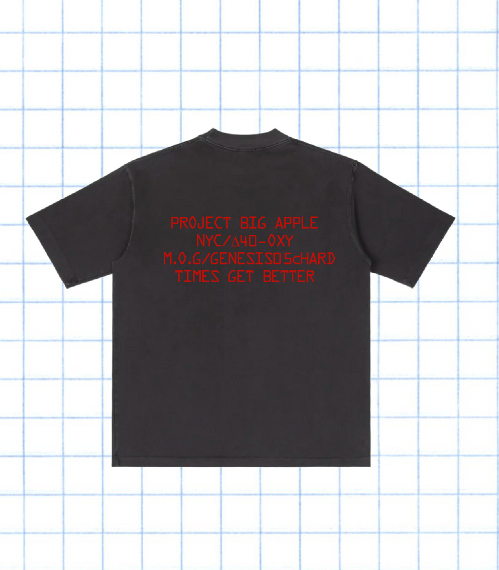 NYC TEETHMAN TEE - BLK