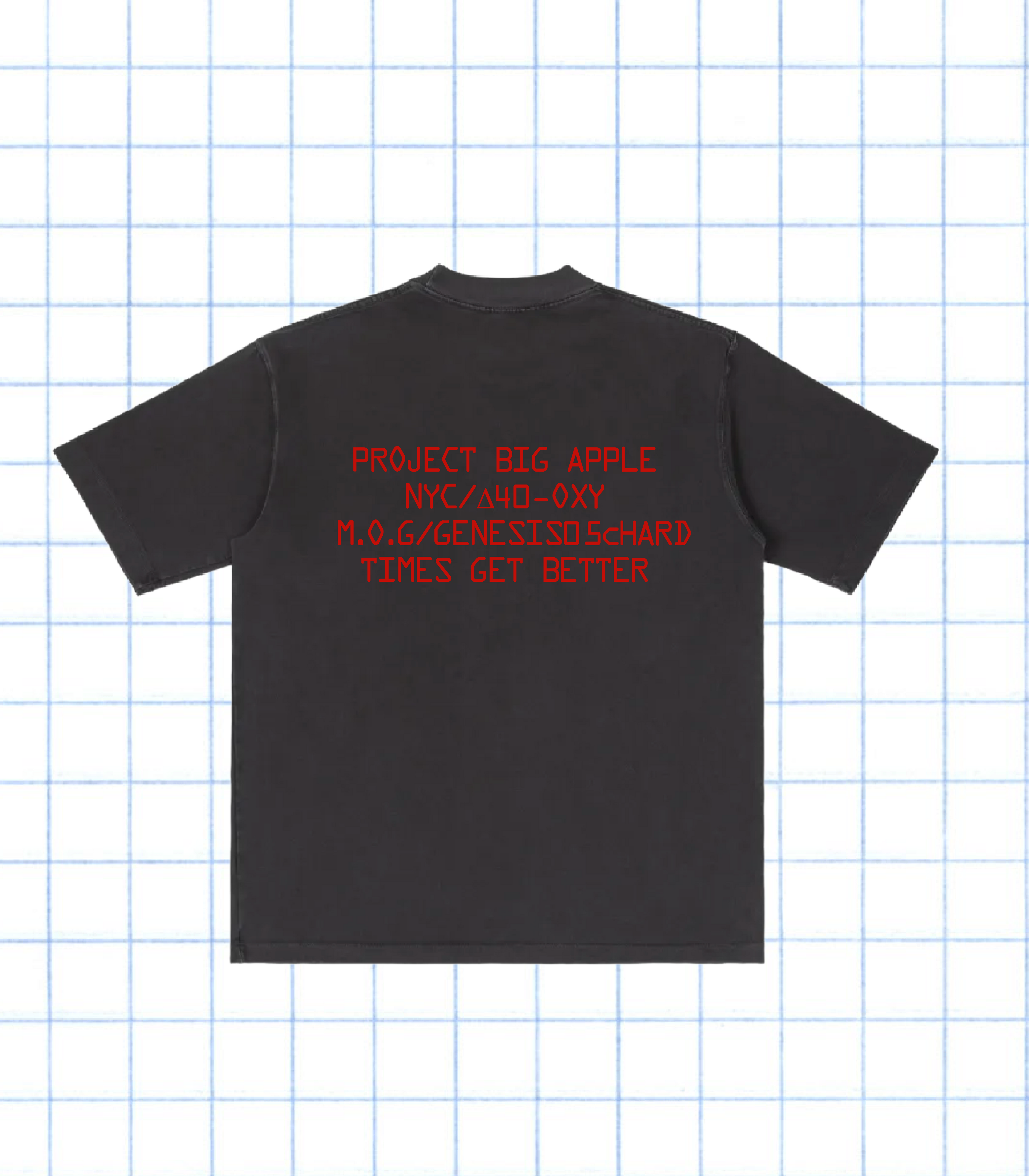 NYC TEETHMAN TEE - BLK
